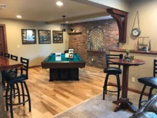 billiard room and pub table